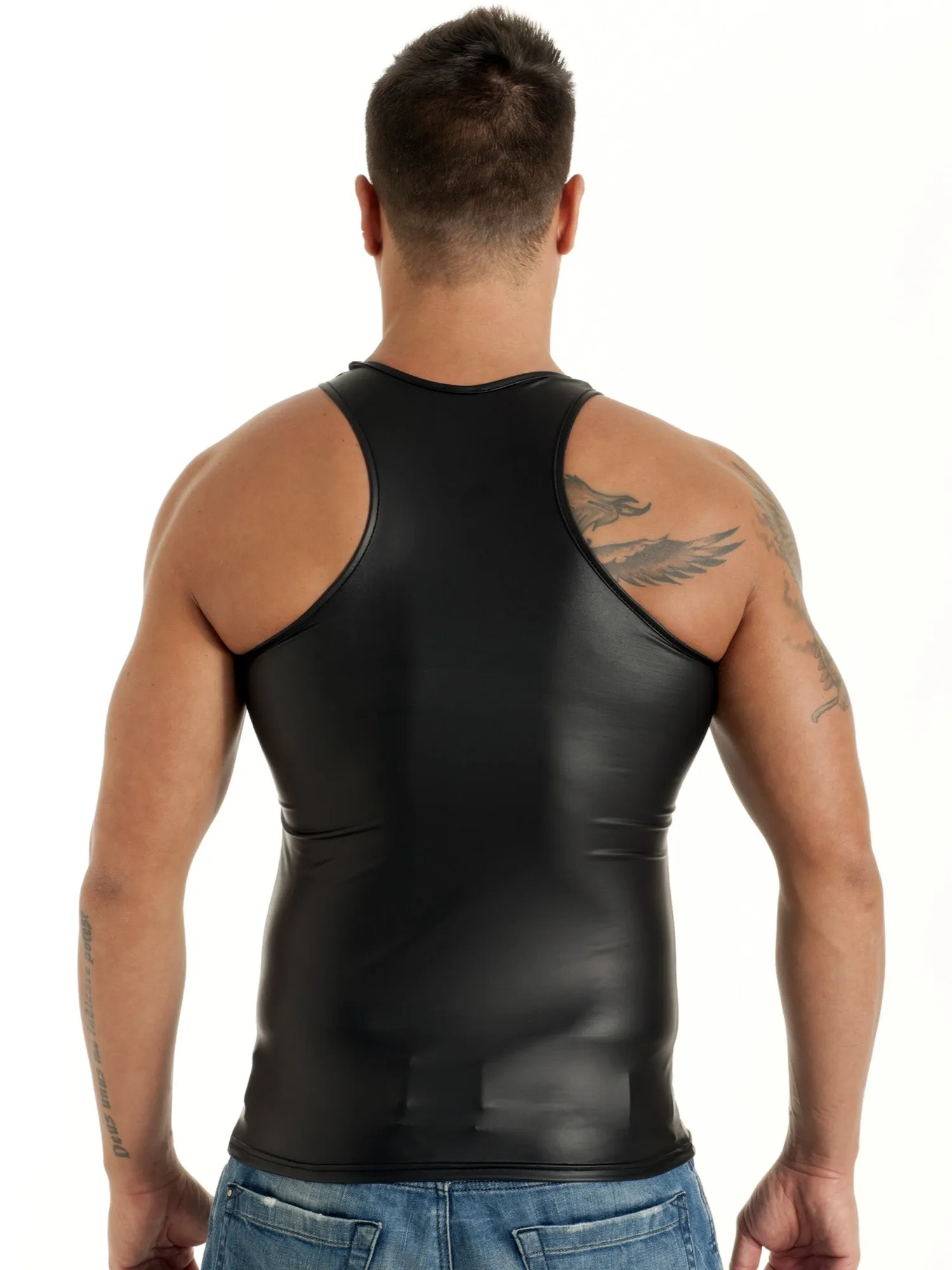 Alexis Leatherette Tank Top