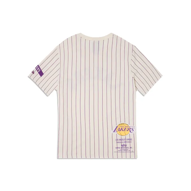 Alpha Industries X Los Angeles Lakers Striped T-Shirt