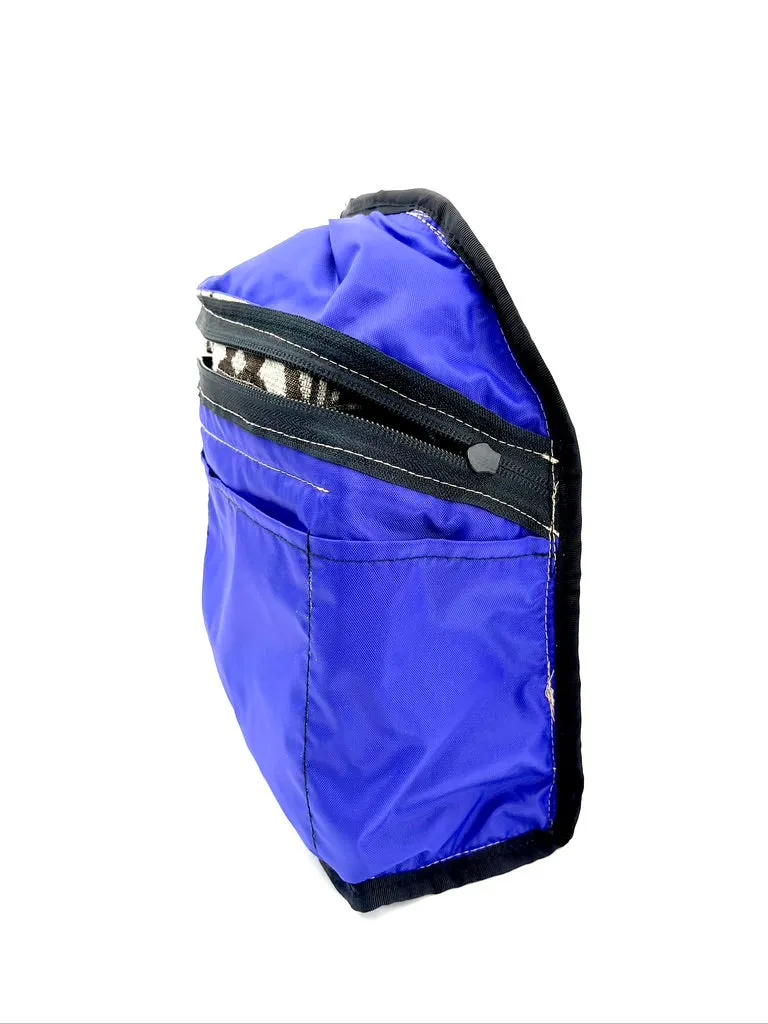 Backpack, Small, in Bronze and Grey Arabesque