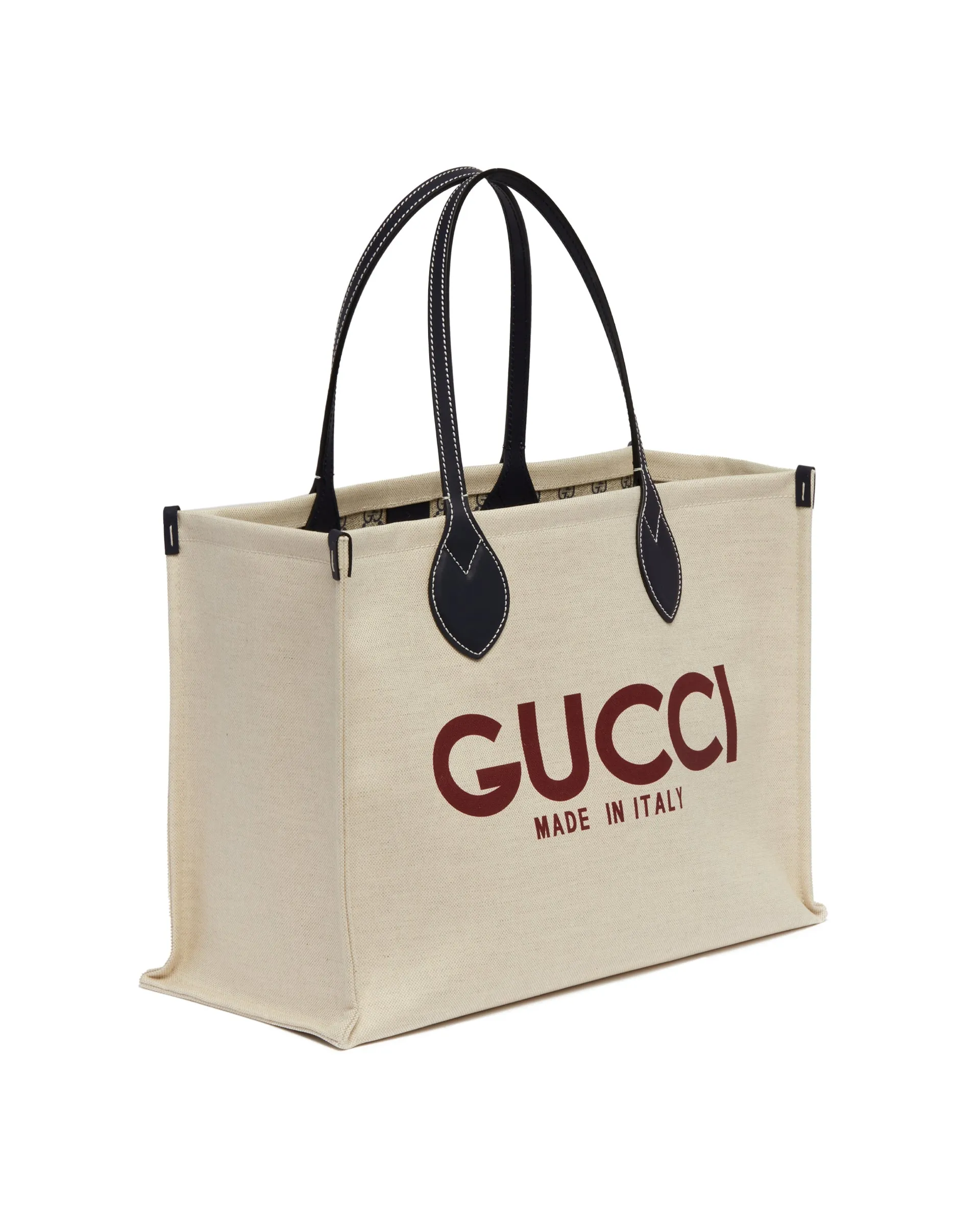 Beige Meidum Logo Tote