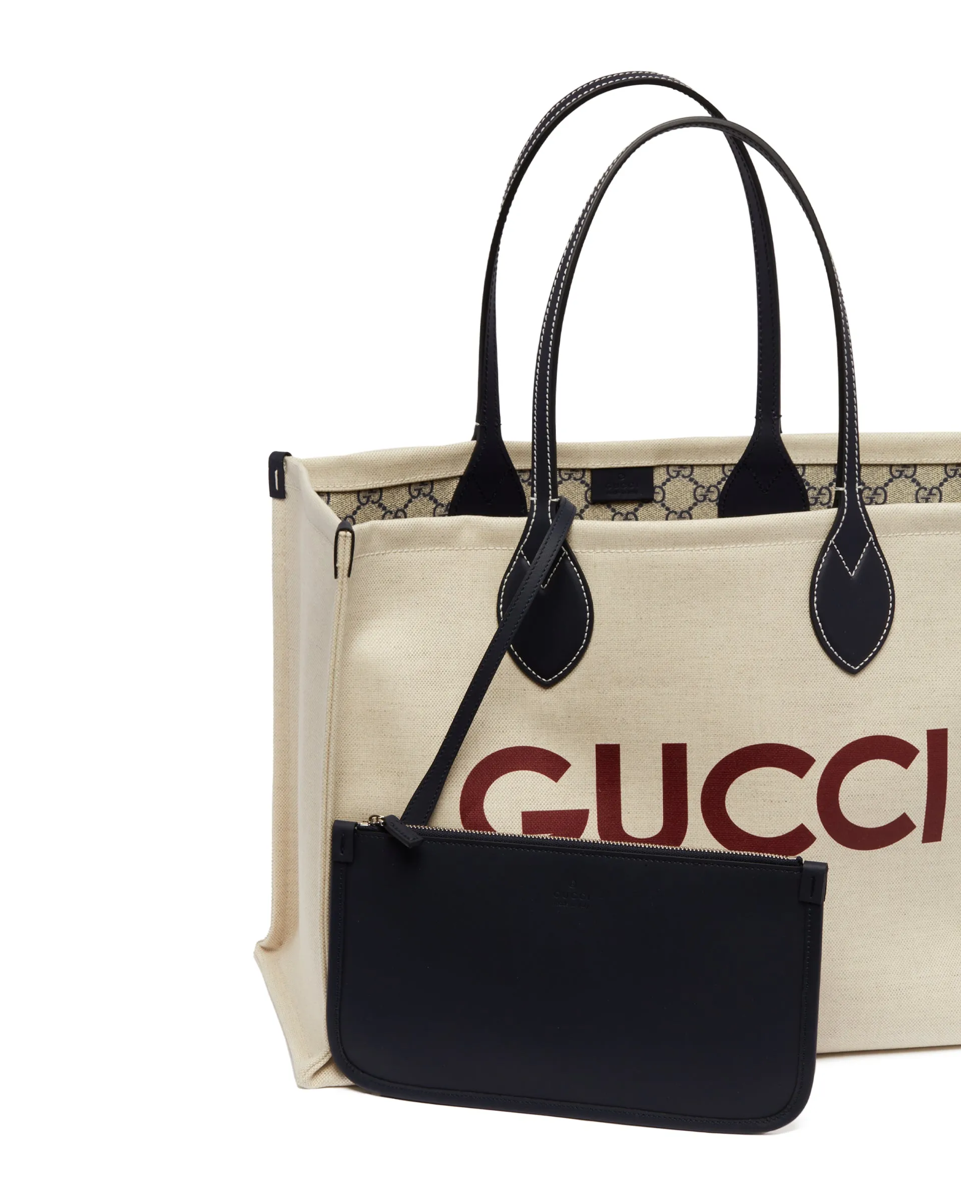 Beige Meidum Logo Tote