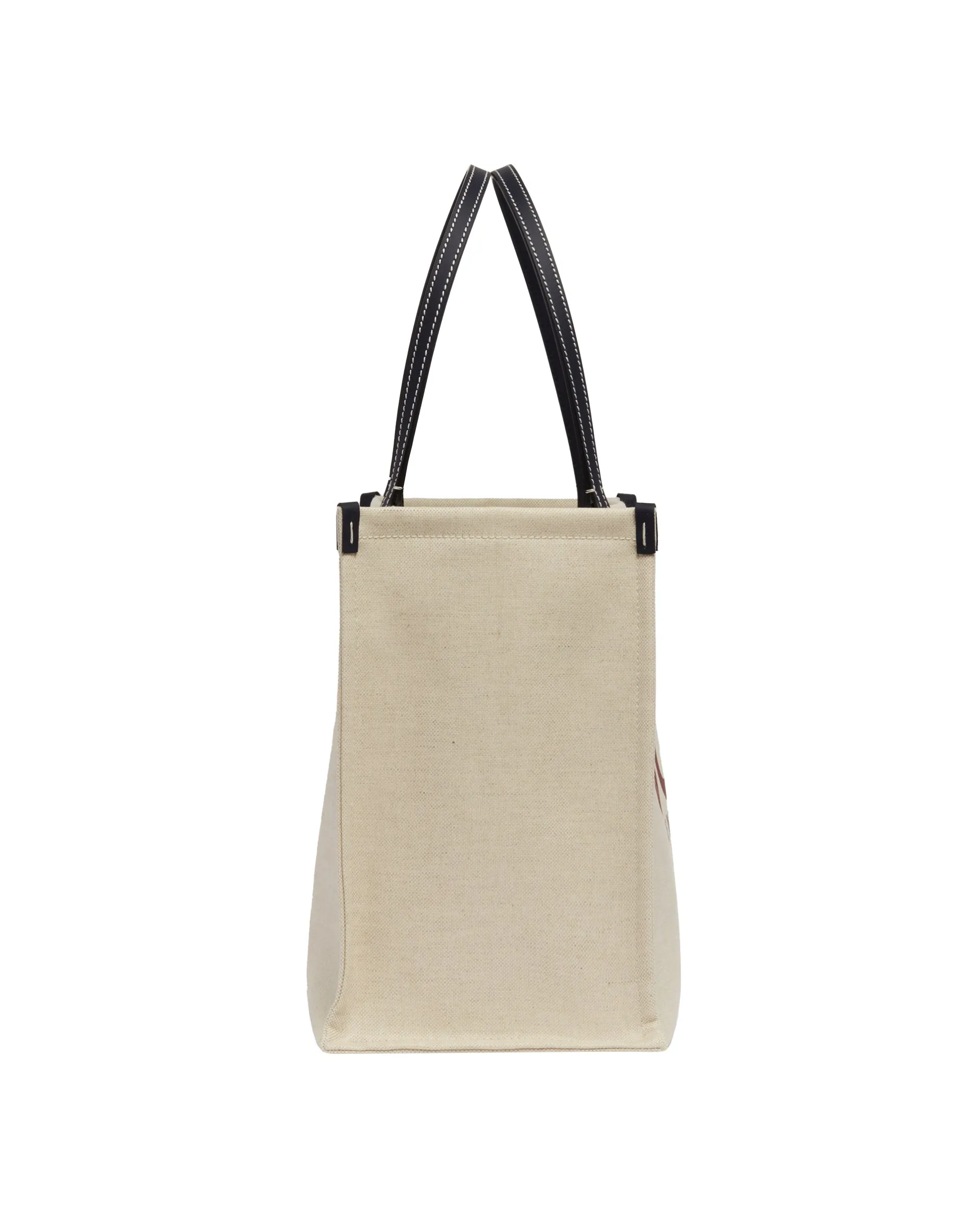 Beige Meidum Logo Tote