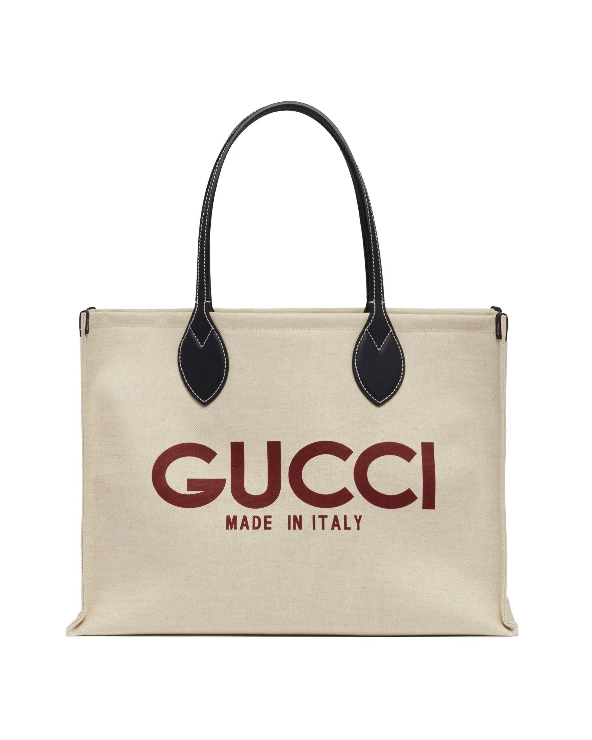 Beige Meidum Logo Tote
