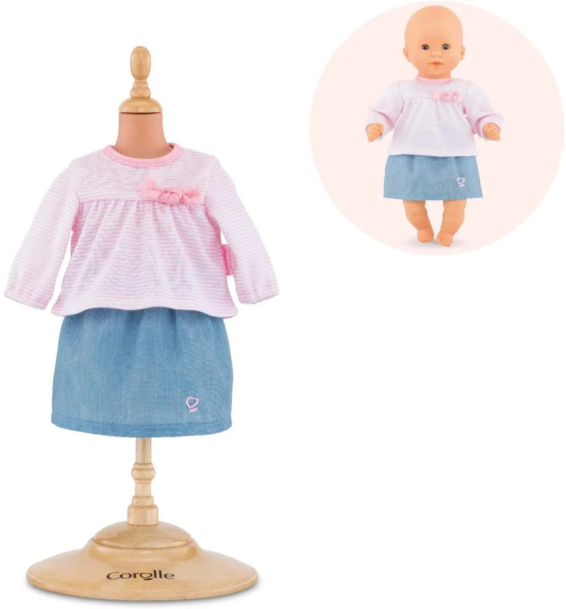 Corolle Top & Skirt - 12-inch