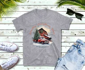 Country Christmas Vibes Tee, Christmas T-Shirt, Country Christmas shirt, Christmas Graphic Tee