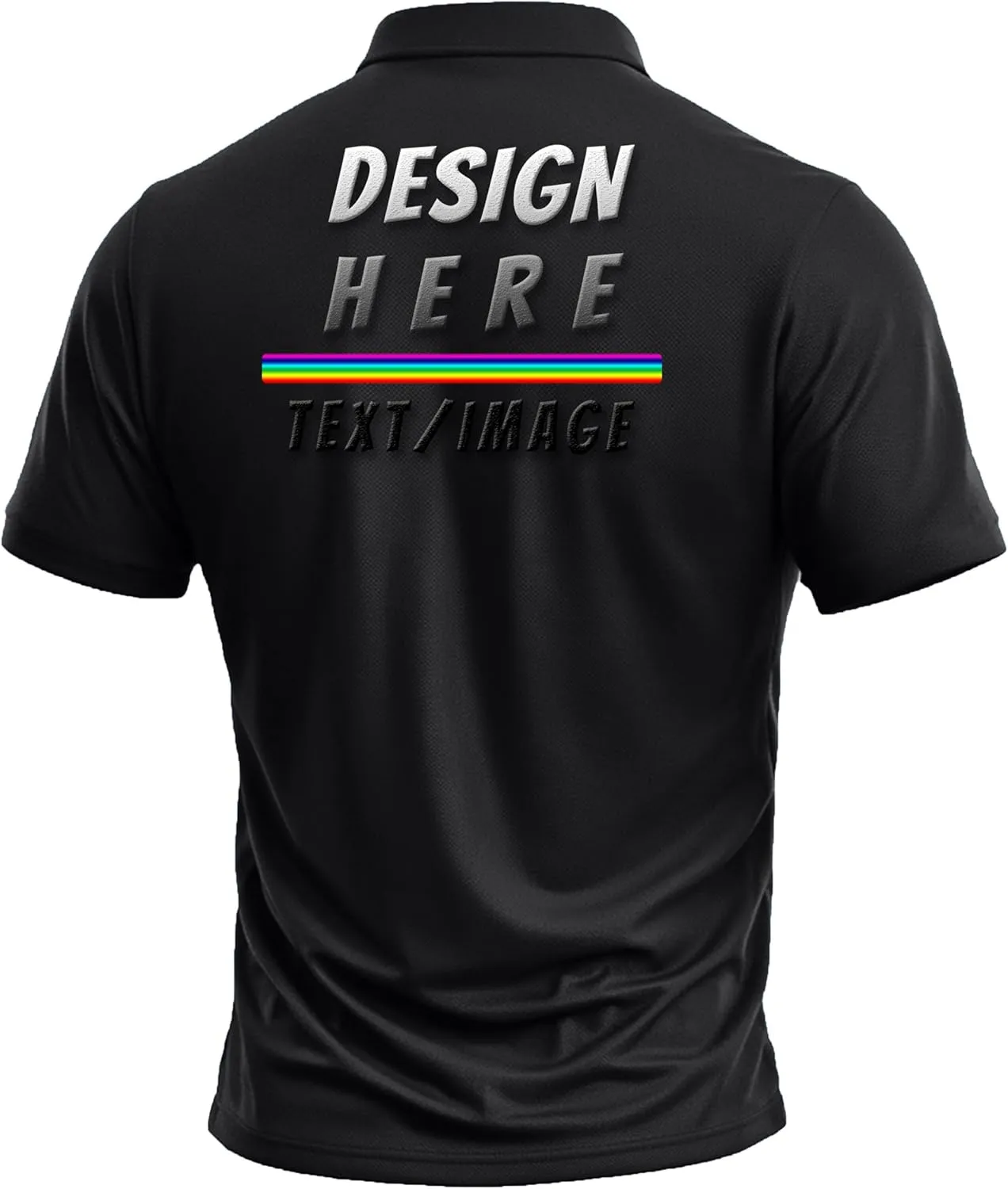 Custom Polo Shirts for Men Design Your Own Golf Jersey Personalized Print/Embroidered Text