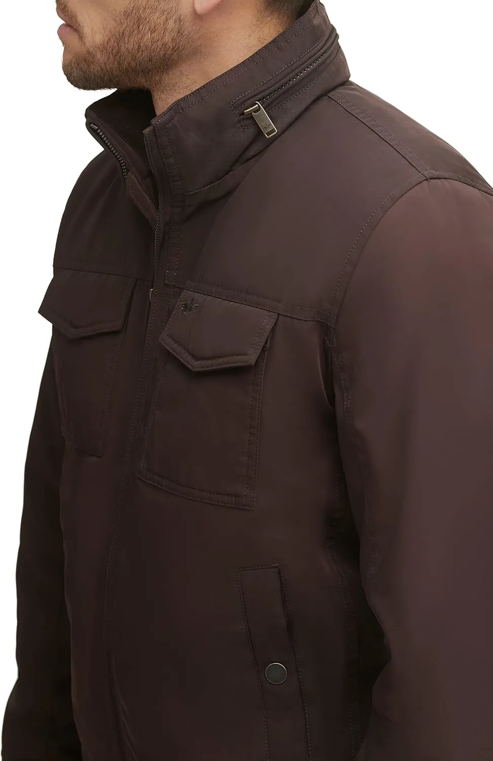 Dockers Men's Quilted Lined Flight Bomber Jacket