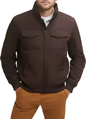 Dockers Men's Quilted Lined Flight Bomber Jacket