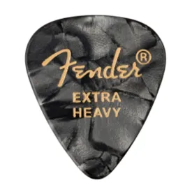 Fender Black Moto Extra Heavy 351 Pick 12 Pack