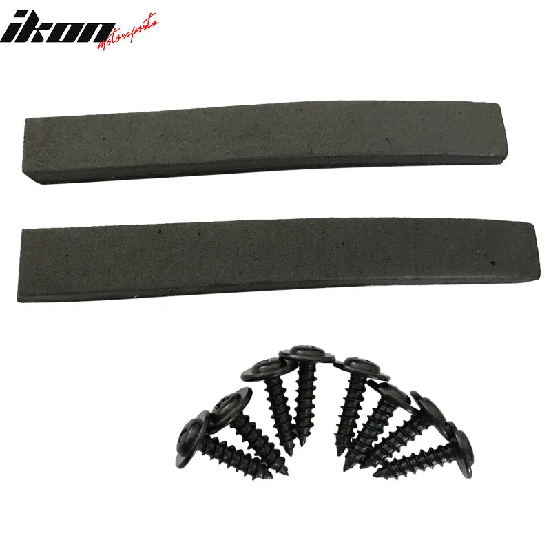 Fits 13-16 Chrysler 300 Carbon Texture Side Skirts Ext Bottom Line Lip