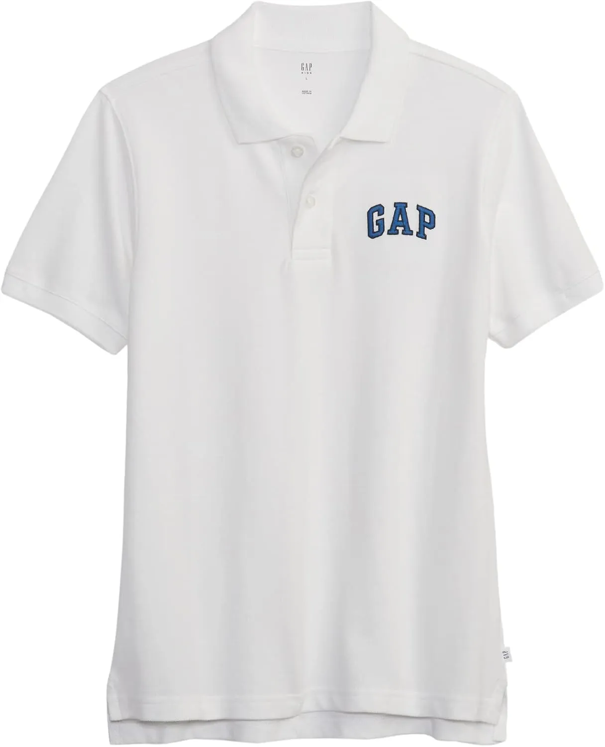GAP Boys' Short Sleeve Logo Polo Shirt