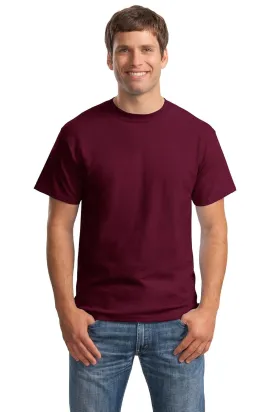 Hanes Mens Beefy-T Born to Be Worn 100% Cotton T-Shirt, Medium, Maroon Apparel