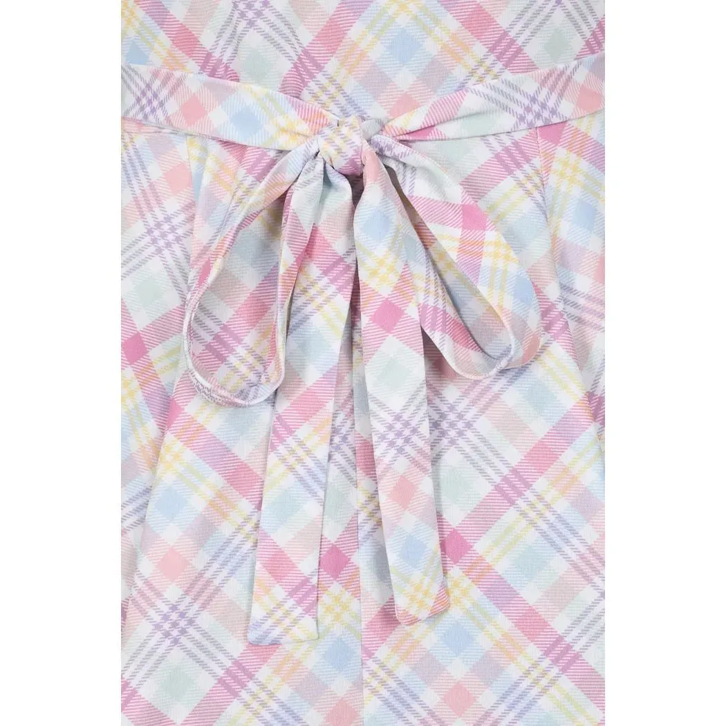 Lyra Dress - Pastel Gingham