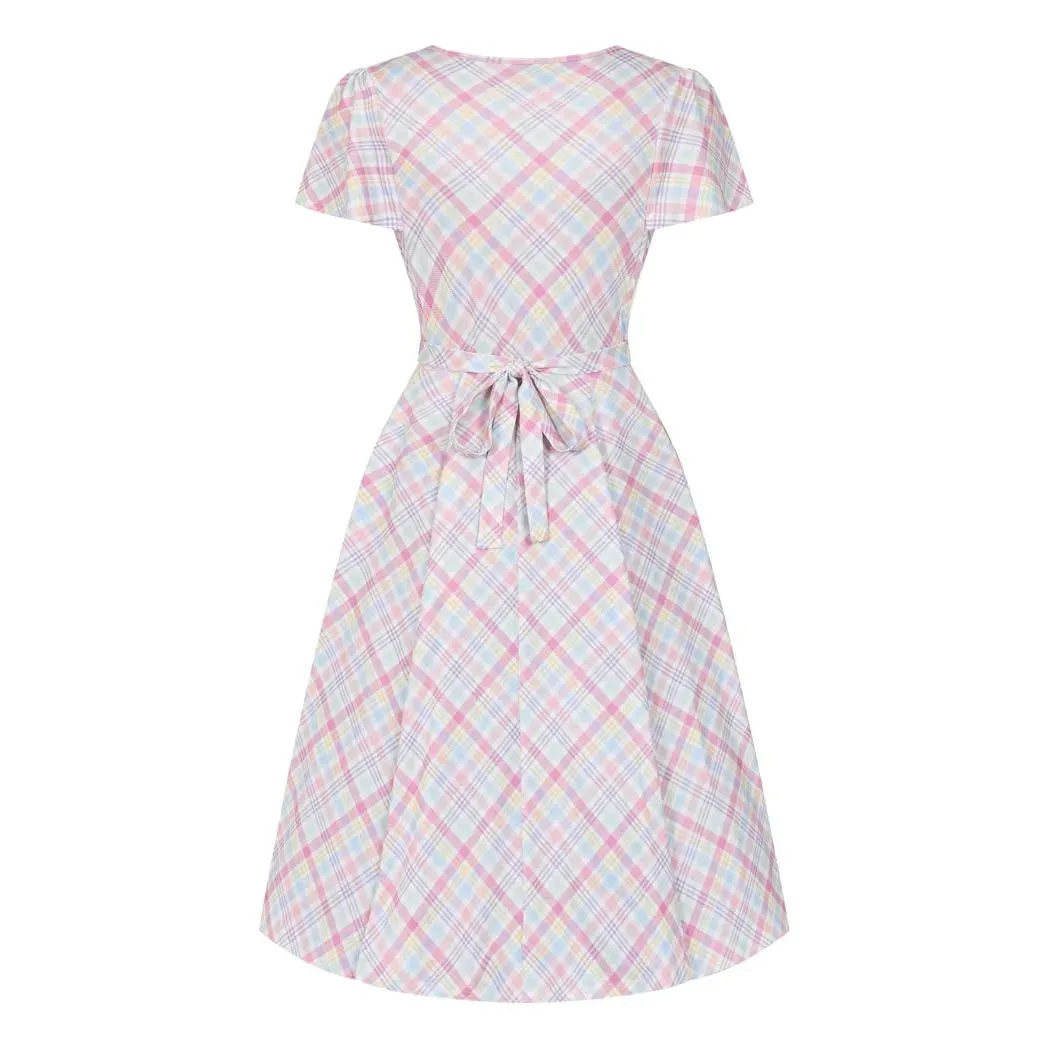 Lyra Dress - Pastel Gingham