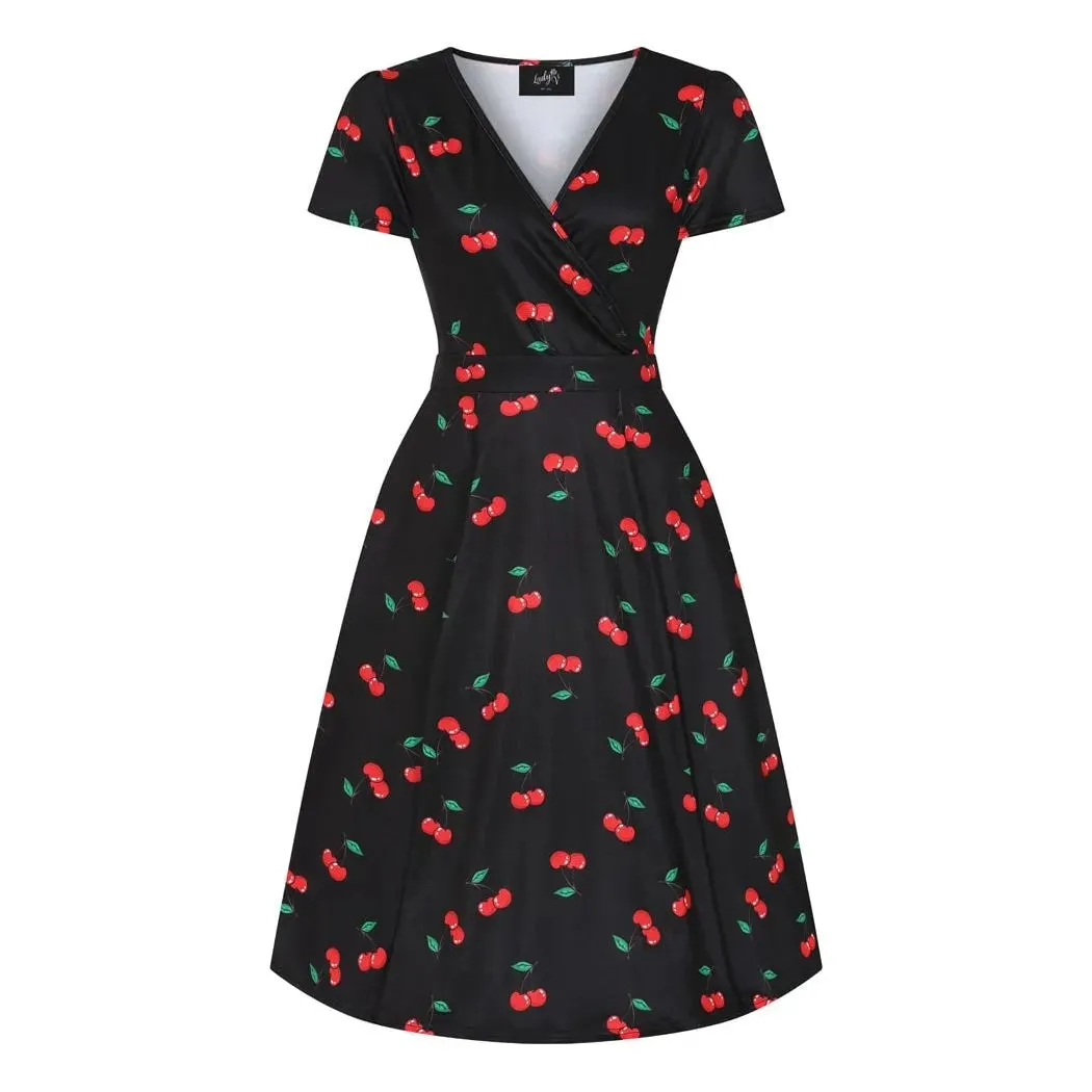 Lyra Dress - Rockabilly Cherry