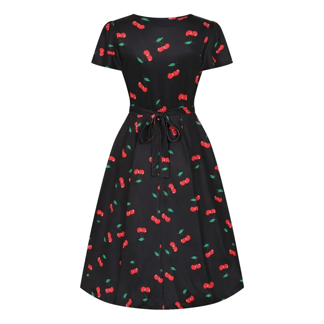 Lyra Dress - Rockabilly Cherry