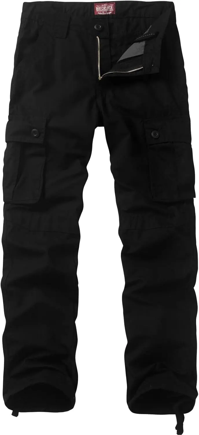 Match Men's Casual Wild Cargo Pants Outdoors Work Wear #6531