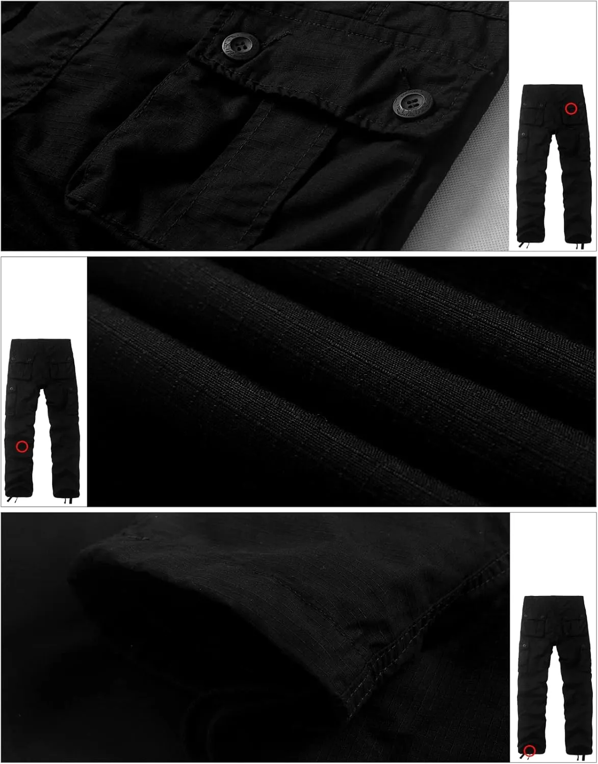 Match Men's Casual Wild Cargo Pants Outdoors Work Wear #6531