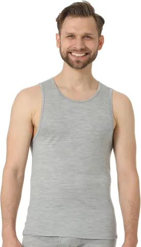 Merino Wool Tank Top Men - Active Merino Wool Undershirt Moisture Wicking Breathable Anti-Odor Lightweight Base Layer