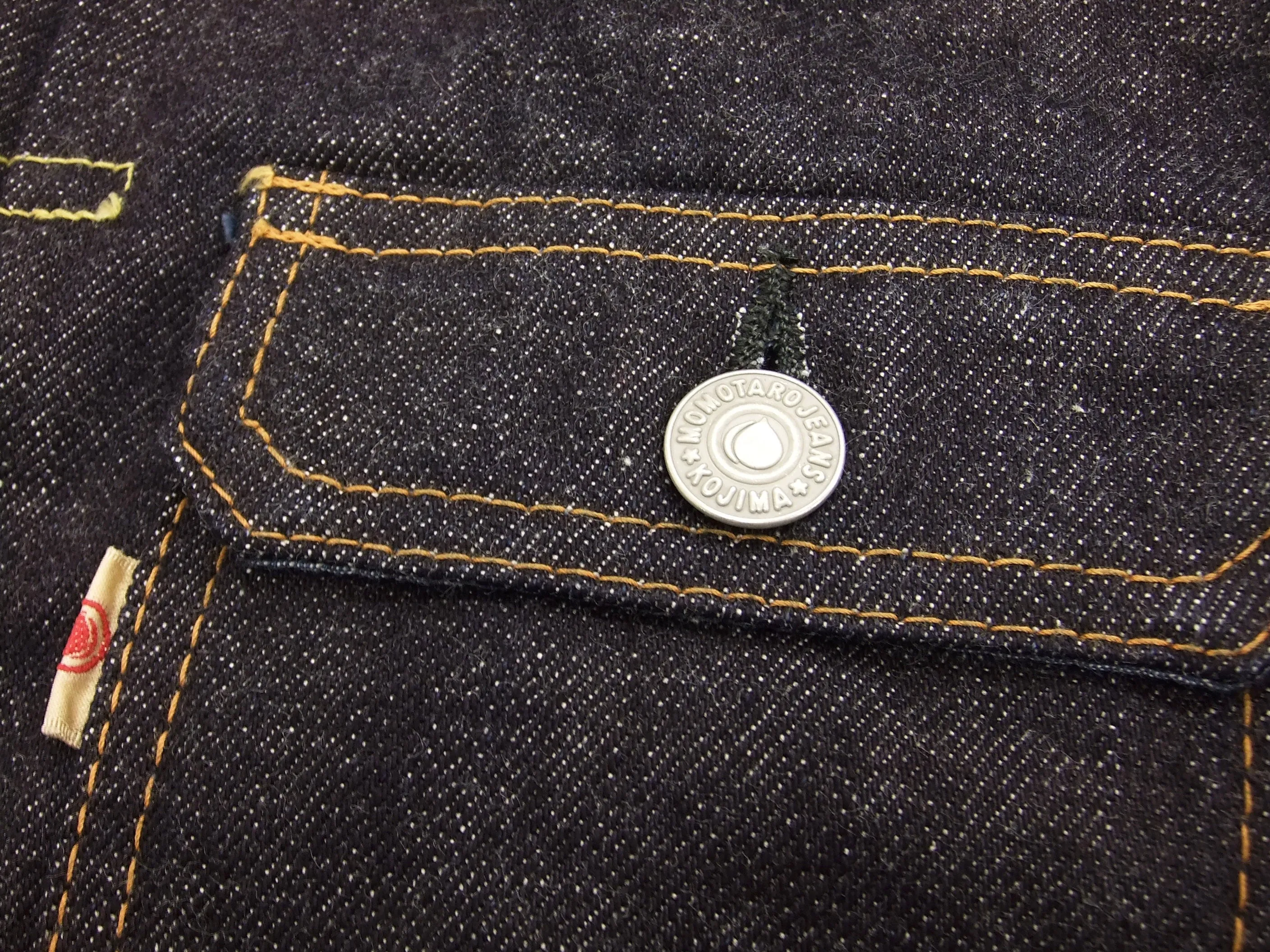 Momotaro Jeans Men's Japanese Denim Trucker Jacket Type 2 Style with GTB 2105SP