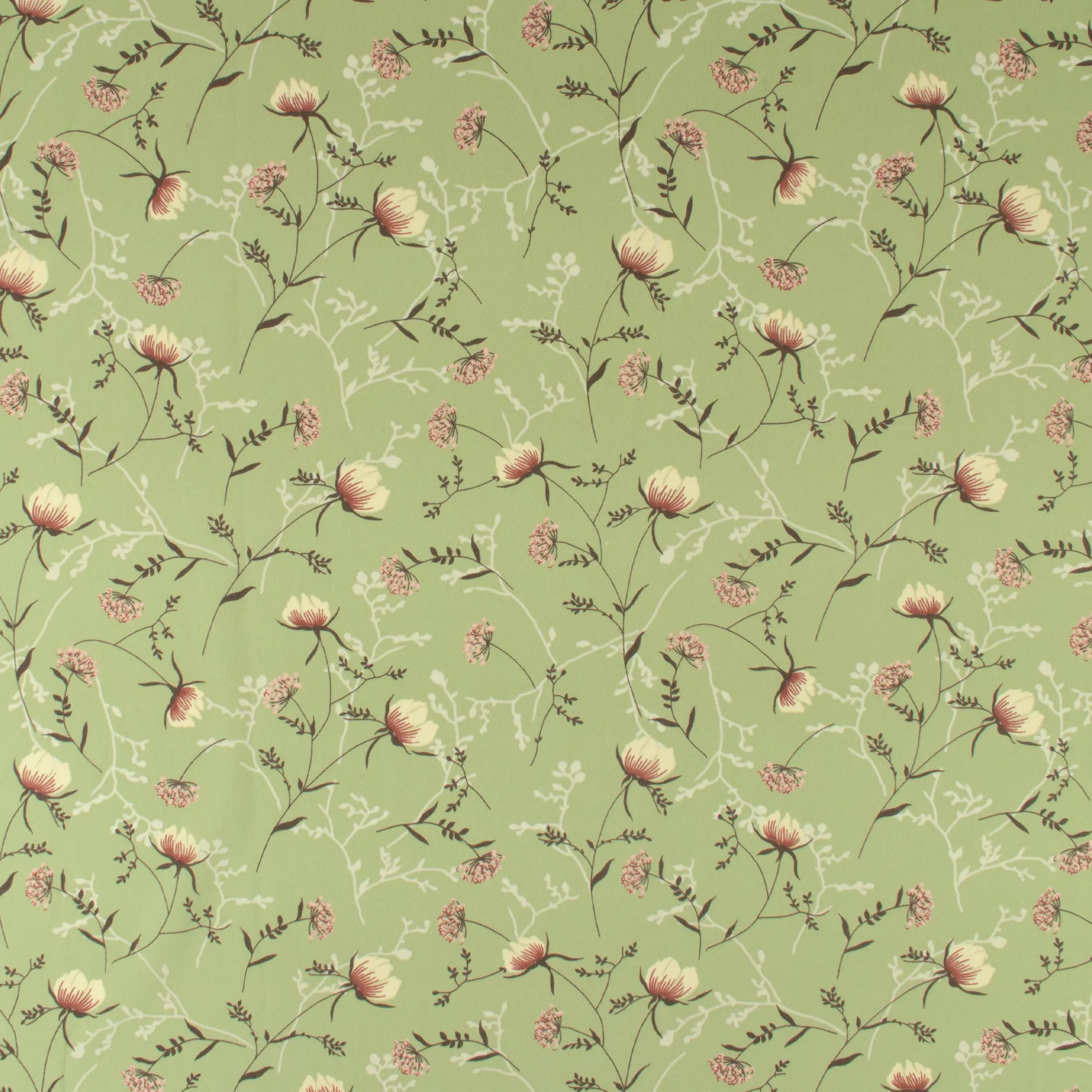 Novelty Polyester Print - 379 - Sage