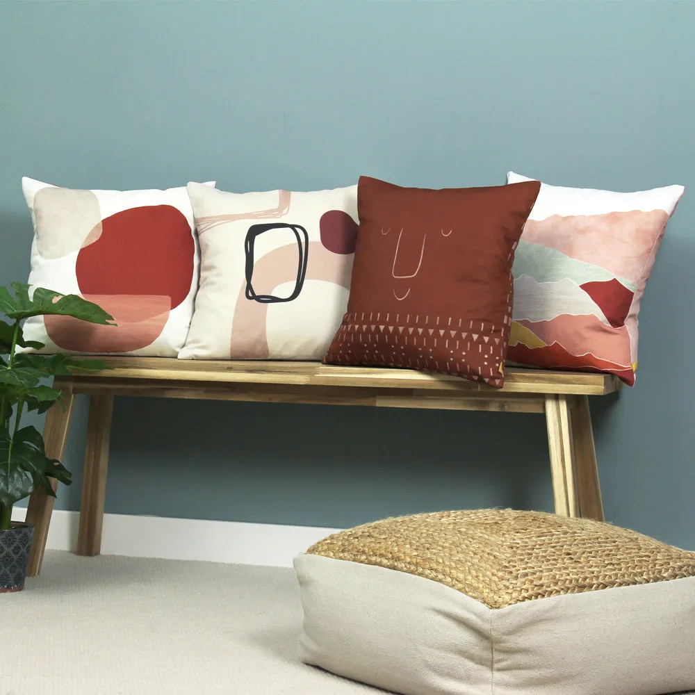 Pacha 100% Recycled Cushion Terracotta