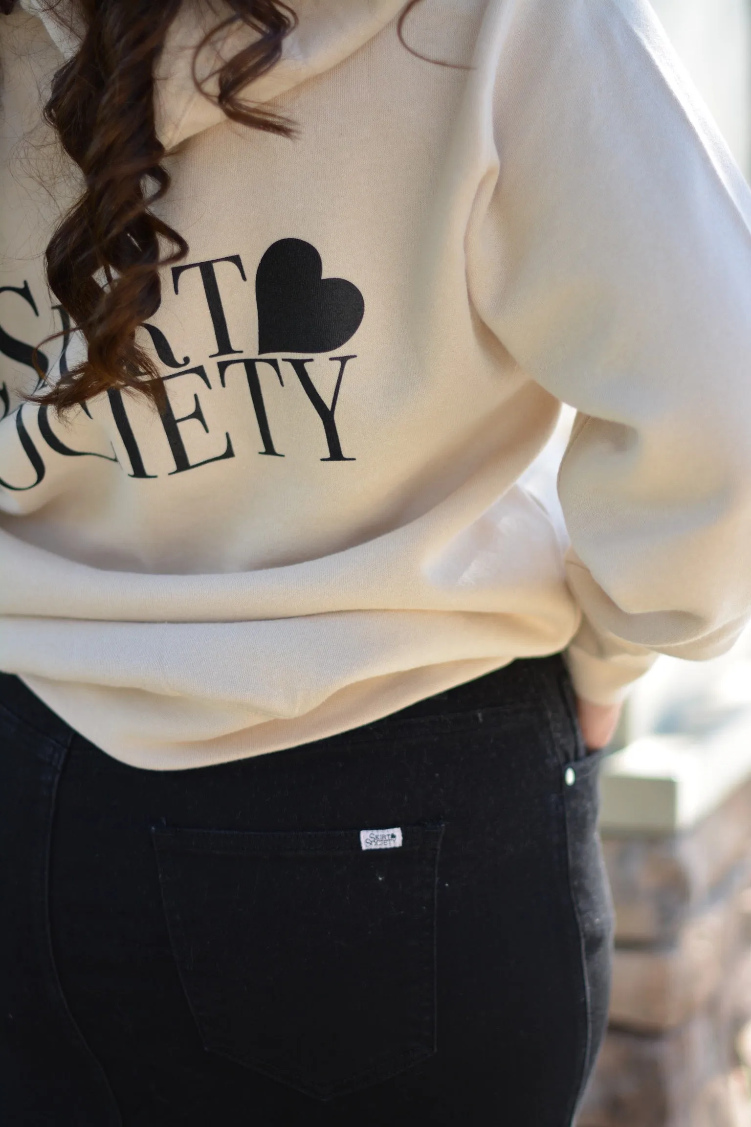 Pompeii New Black Denim Skirt (Skirt Society Exclusive)