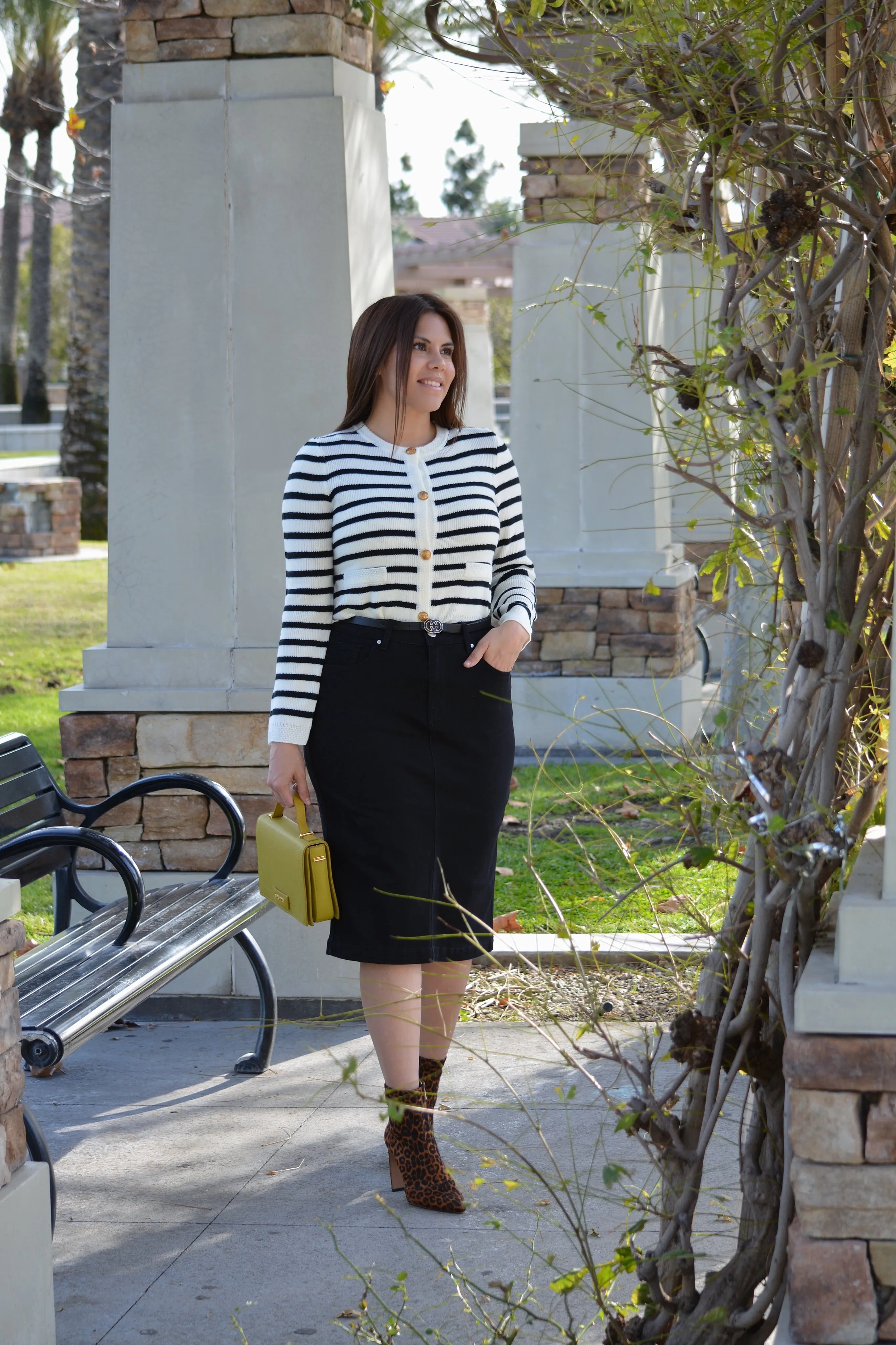 Pompeii New Black Denim Skirt (Skirt Society Exclusive)