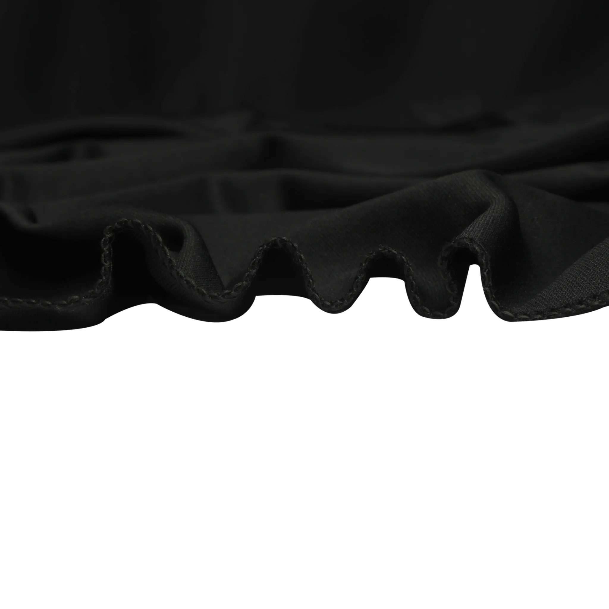 Scuba 120" Round Tablecloth - Black