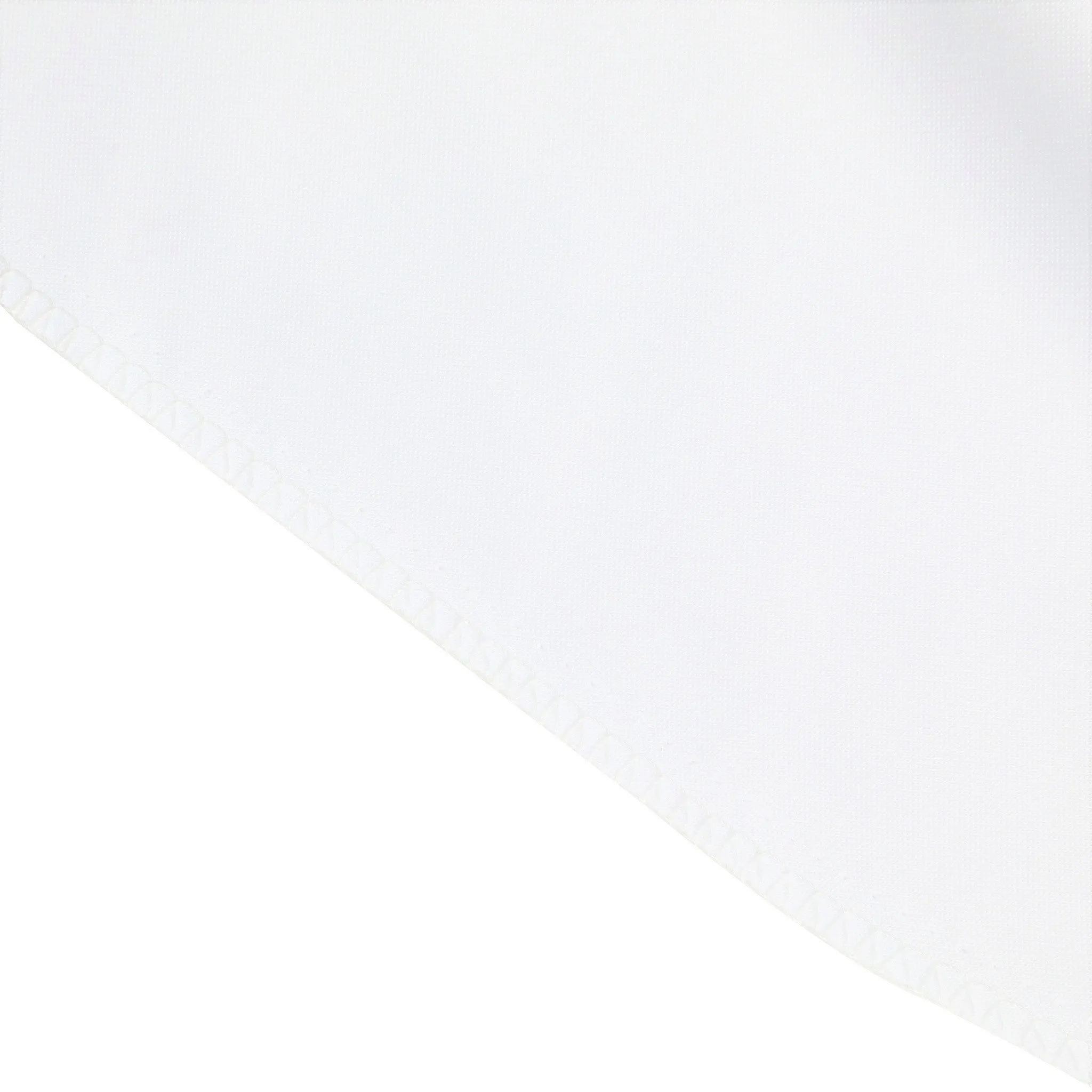 Scuba 120" Round Tablecloth - White