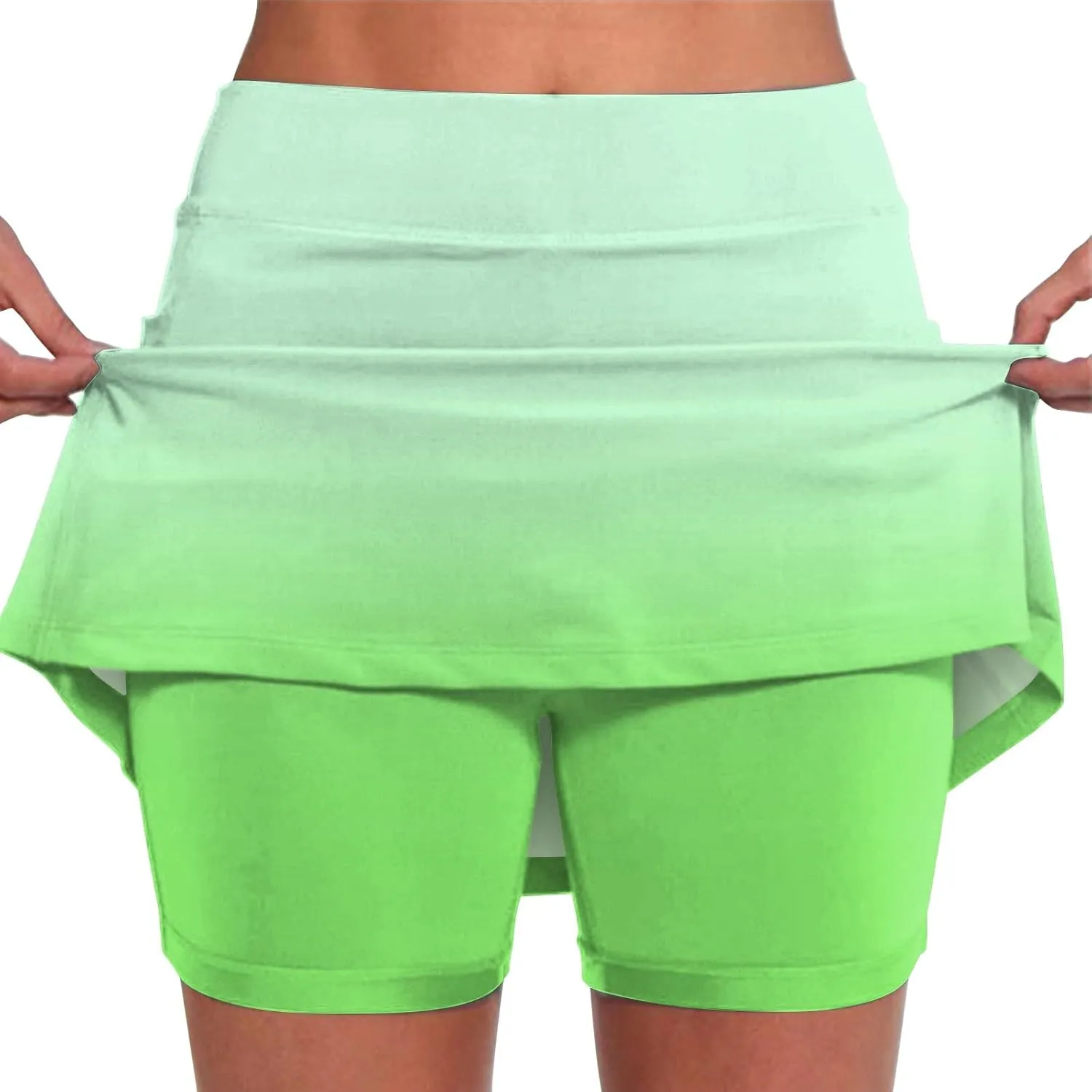 Skorts for Woman with Pockets Women's Casual Athletic Golf Skirts Tummy Control Plus Size Dressy 2025 Summer Skort