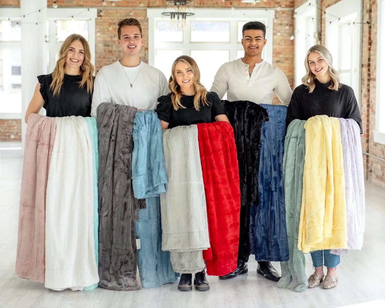 Sorbet Navy Blanket