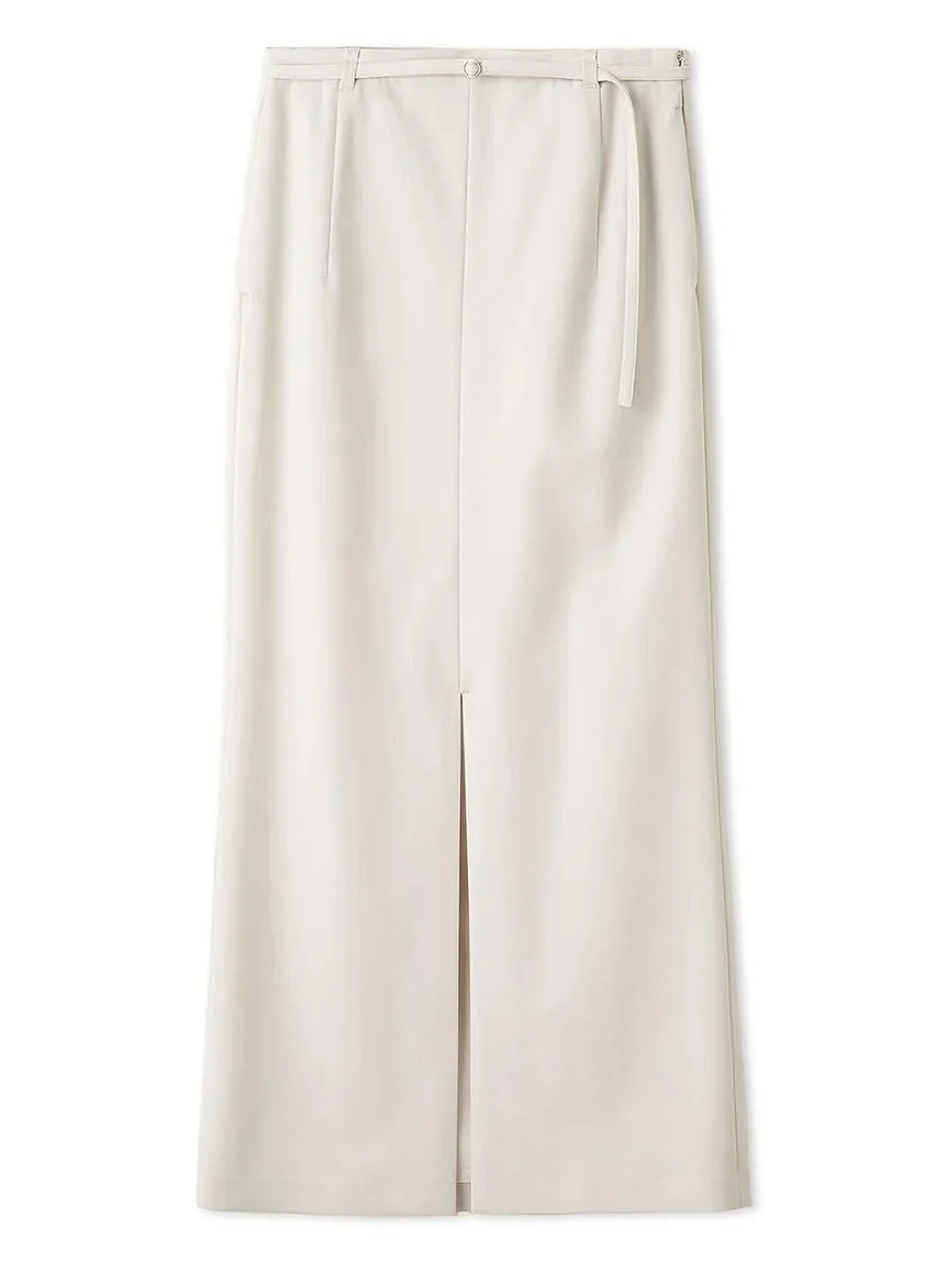 Sustainable High-Waisted Maxi Pencil Slit Skirt