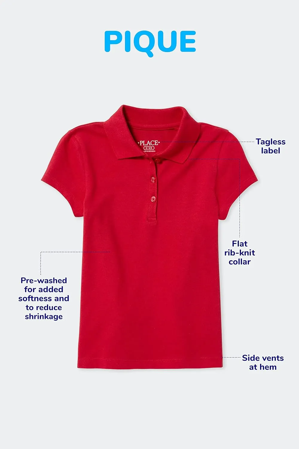 The Children's Place Baby and Toddler Boys Short Sleeve Polo Shirt
