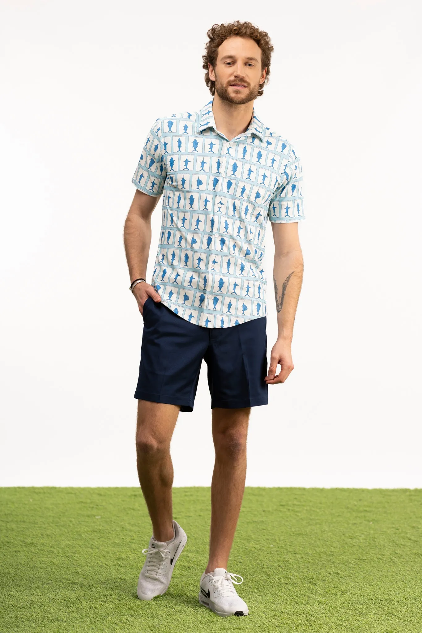 The Smitty Polo - Club Palm Green
