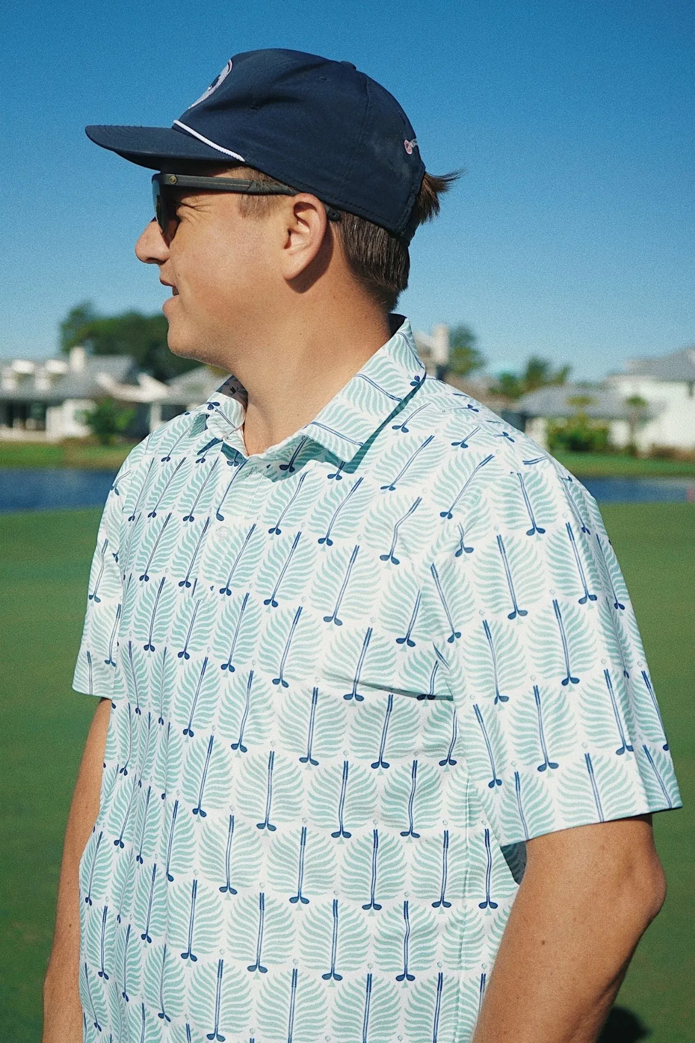 The Smitty Polo - Club Palm Green