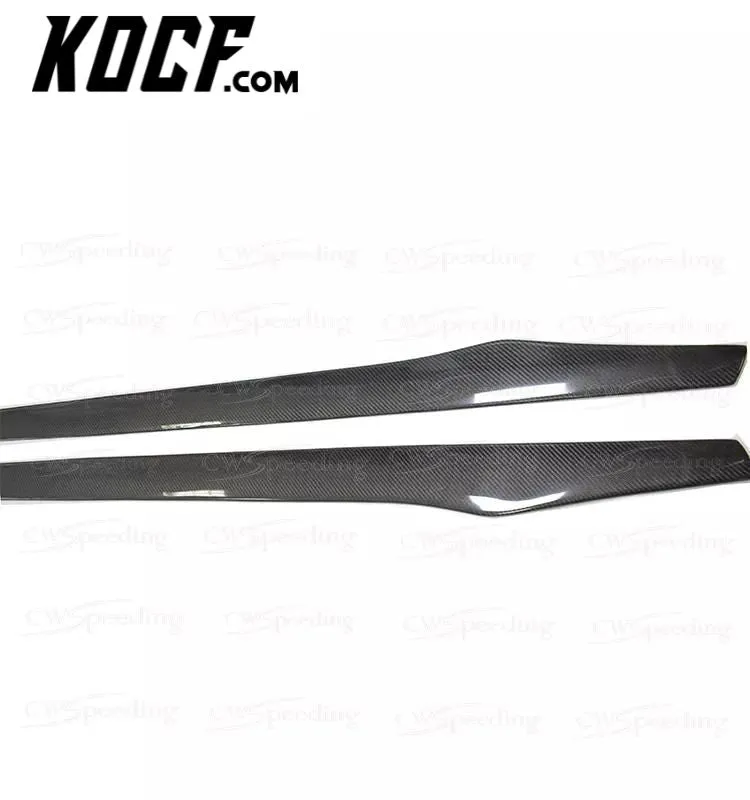 UNIVERSAL CARBON FIBER SIDE SKIRTS FOR BMW FOR AUDI