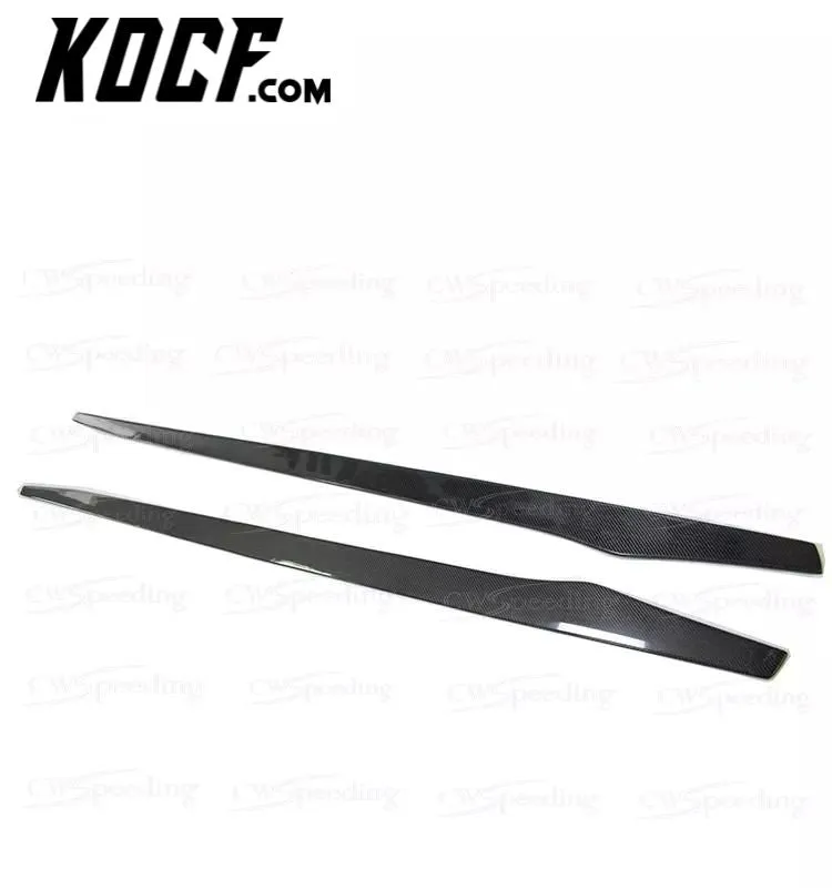 UNIVERSAL CARBON FIBER SIDE SKIRTS FOR BMW FOR AUDI