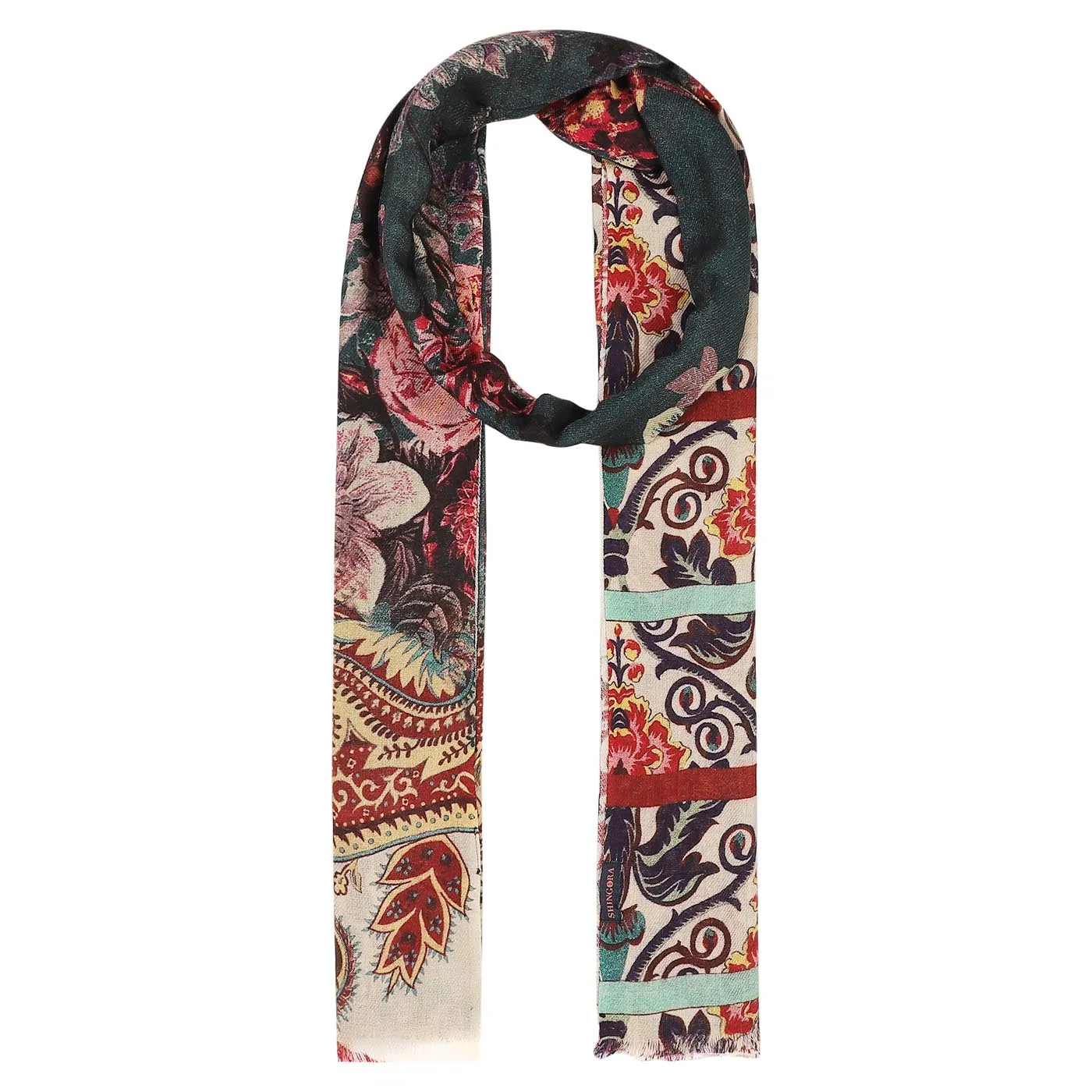 Vintage Garden Cashmere Stole