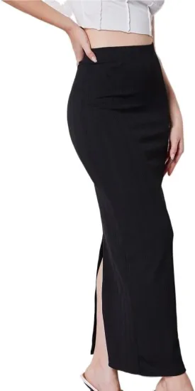Women's High Waist Slit Back Pencil Skirt 2025 Fashion Long Skirts