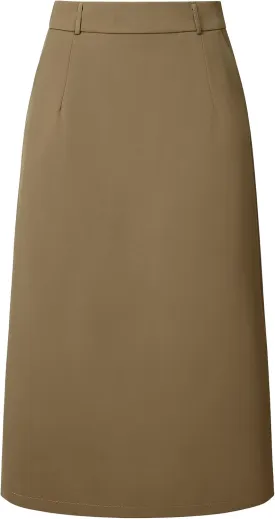 Women's Pencil Skirt High Waist Split Back Work Midi Skirts
