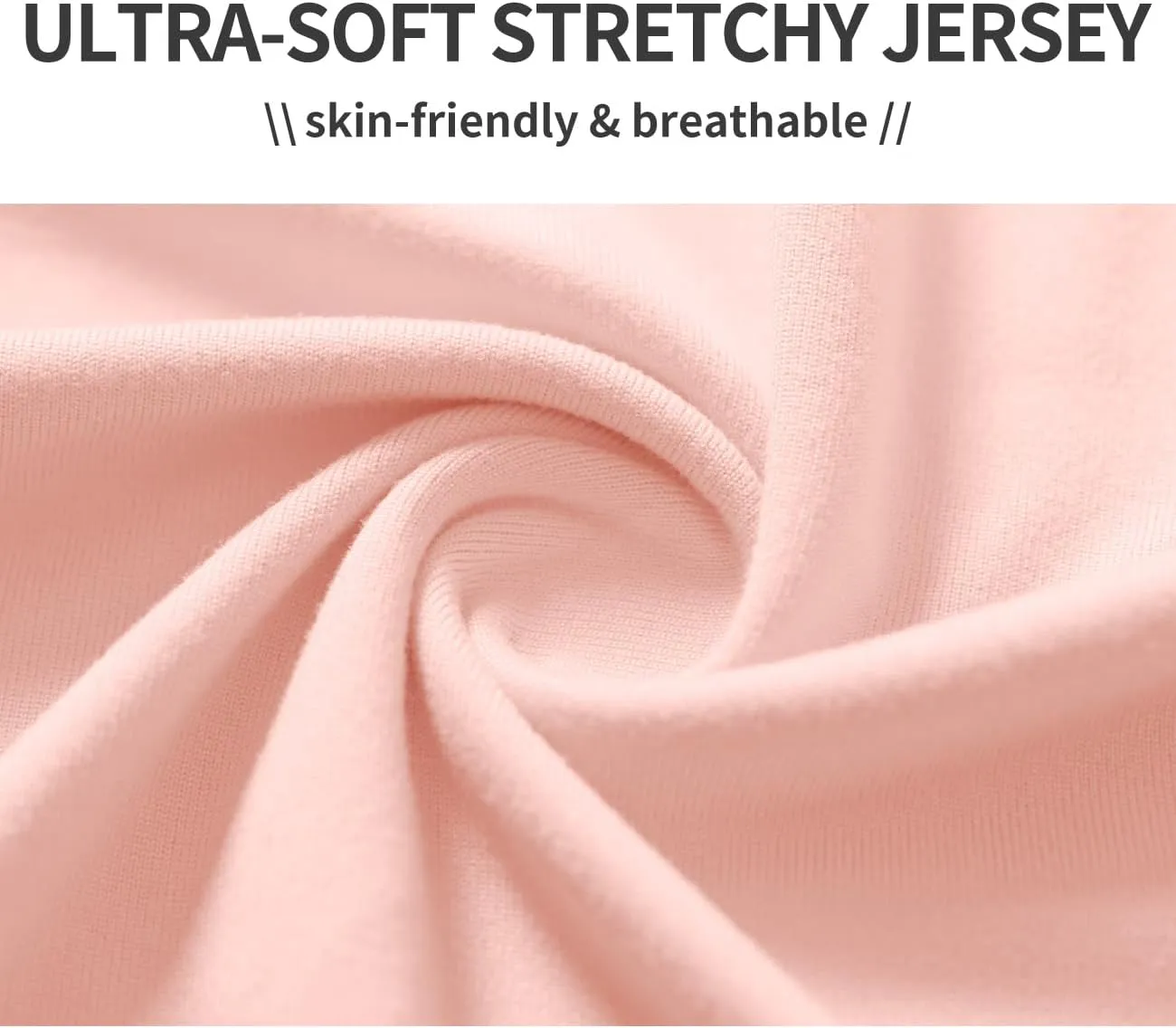 Zengjo Long Sleeve Turtleneck Women Stretch/Short Sleeve Tops Fitted Tee Shirt