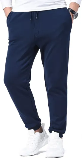 Zoulee Classic Drawstring-Waist Zipper Logo Jogger Pants with Zipper Fly